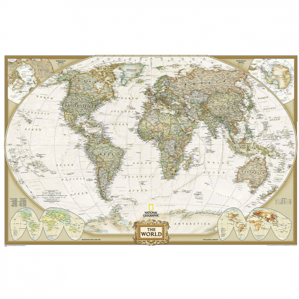 World Executive Wall Map