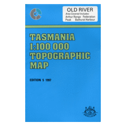 Old River 100k topo map