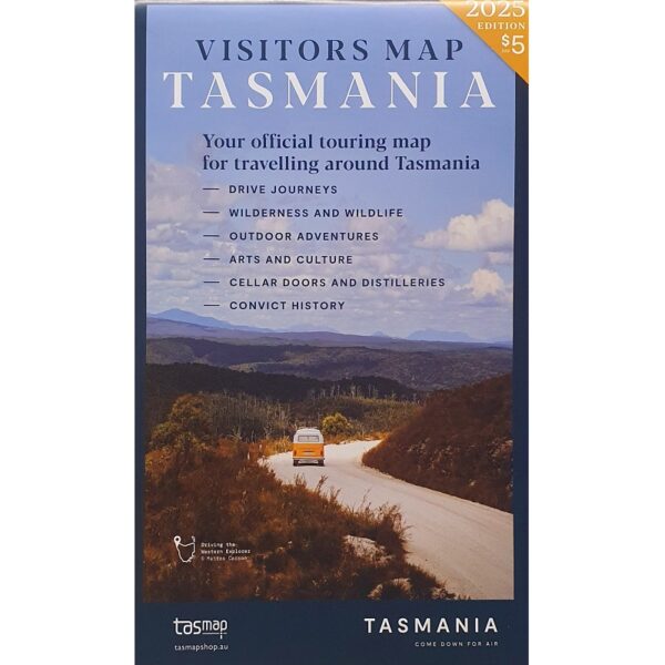 Tasmania Visitors Map 2025