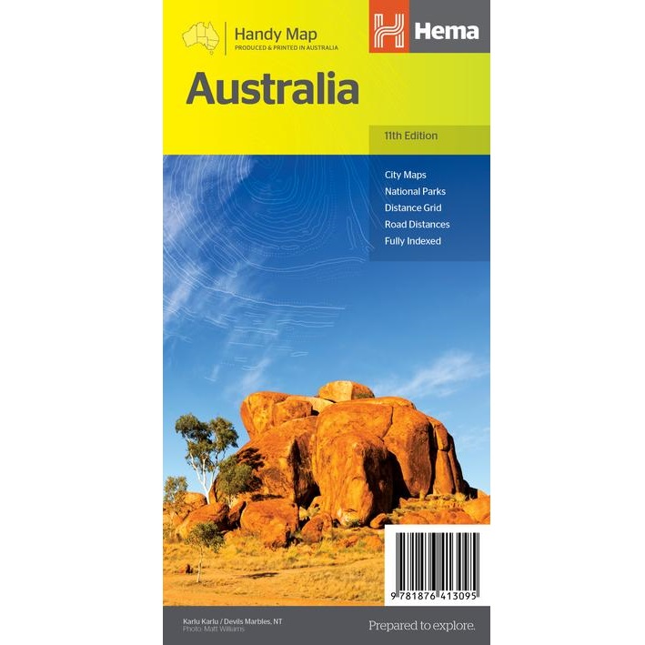 Australia Handy Map - Geographica