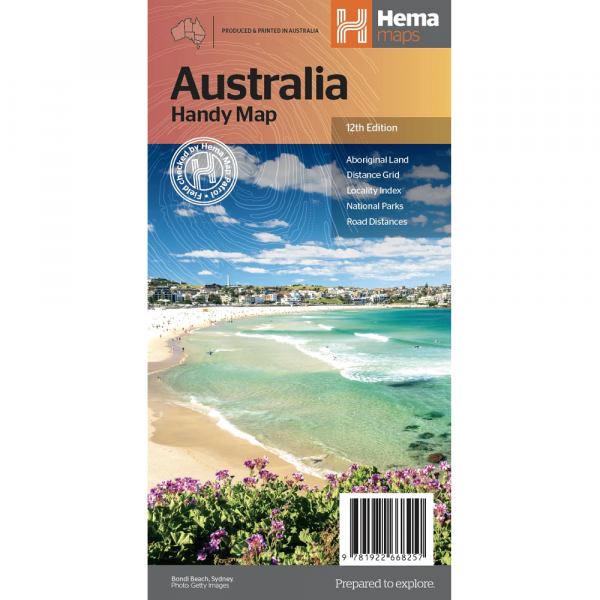 Australia Handy Map Front Hema 9781922668257