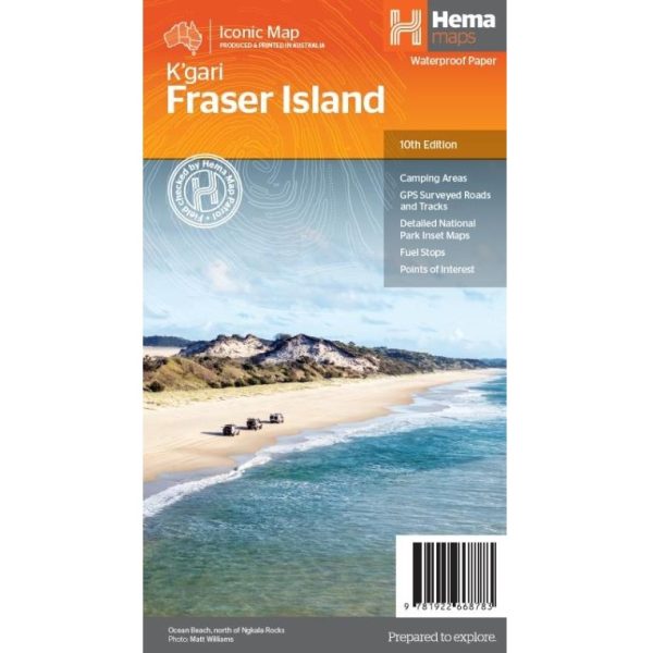 Fraser Island Map 9781922668783