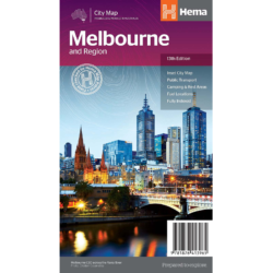 Melbourne & Region Map - 9781876413965