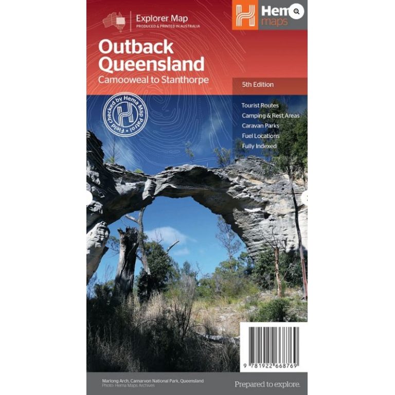 Outback Queensland Map - Geographica