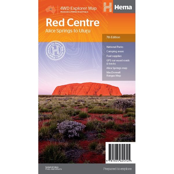 Red Centre Map