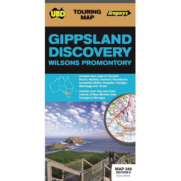 Gippsland Discovery & Wilsons Promontory Map 386