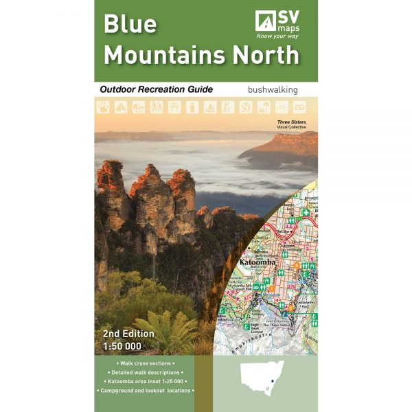 Blue Mountains North Map and Guide