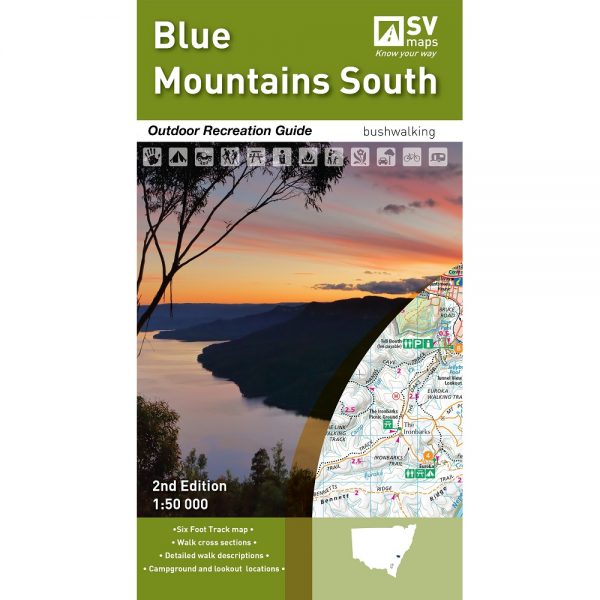 Blue Mountains South Map