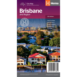 Brisbane and Region Map 9781876413859