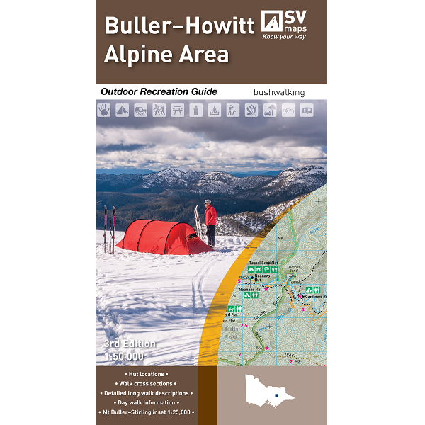 Buller-Howitt Alpine Area Map