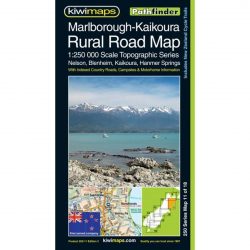 Marlborough-Kaikoura Rural Road Map NZ