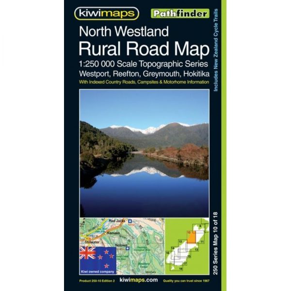 North Westland Rural Road Map NZ