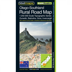 Otago-Southland Rural Road Map