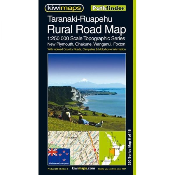 Taranaki-Ruapehu Rural Road Map