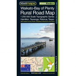 Waikato-Bay of Plenty Rural Road Map NZ