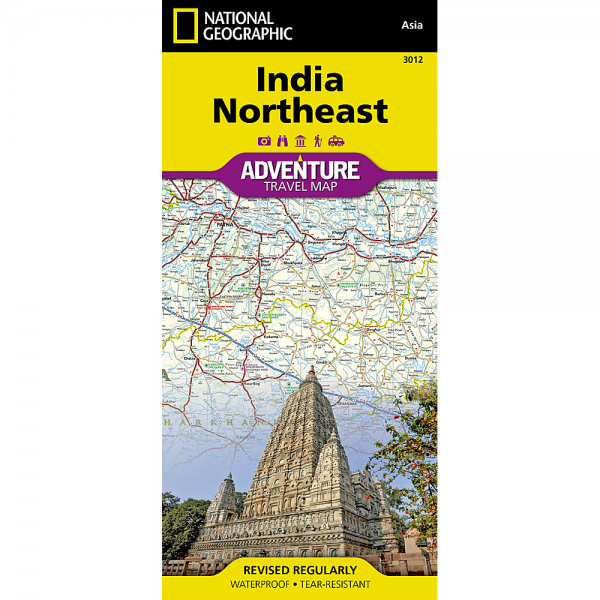 India Northeast Adventure Travel Map