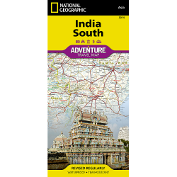 India South Adventure Travel Map