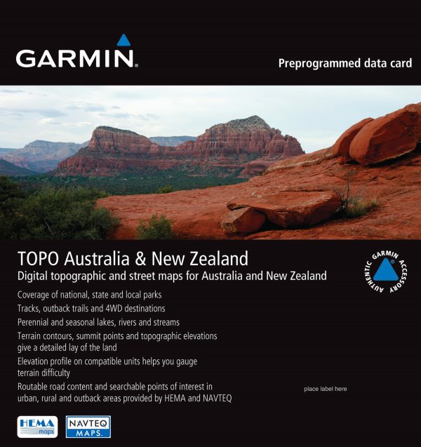 TOPO Australia & New Zealand microSD card