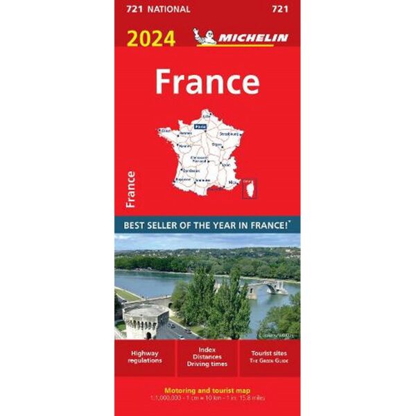 France Road Map 721 9782067262317