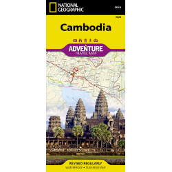Cambodia Adventure Travel Map