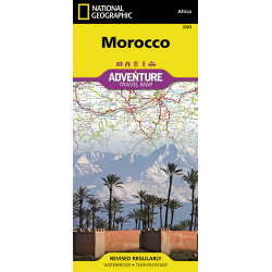 Morocco Adventure Travel Map Cover