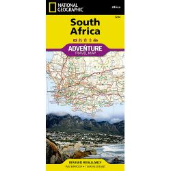 South Africa Adventure Travel Map Cover