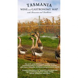 Tasmania Wine and Gastronomy Folded Map