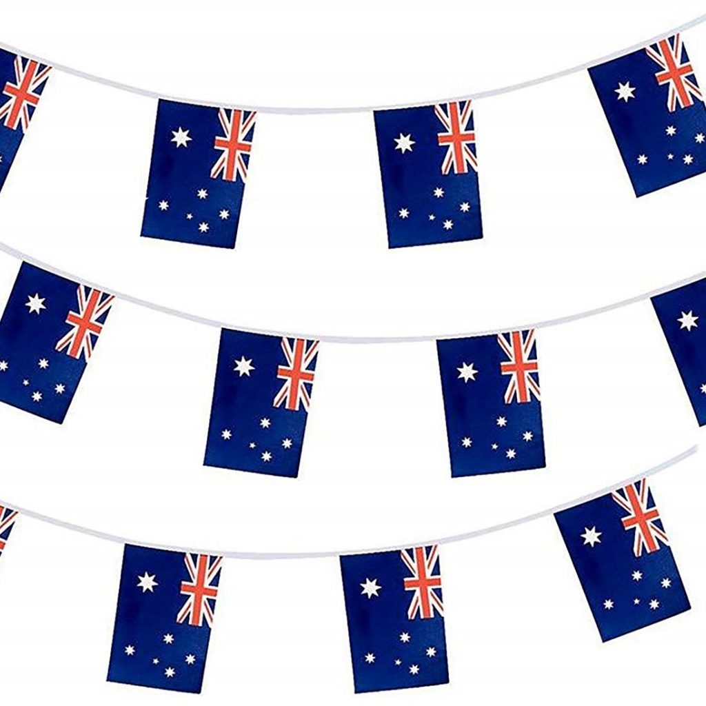Australia Flag Bunting 7m Geographica Australia Flag Bunting 7m Geographica