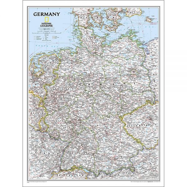 Germany Classic Wall Map