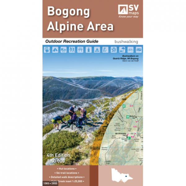 Bogong Alpine Area Map