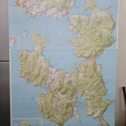 Tasman and Forestier Peninsula Wall Map