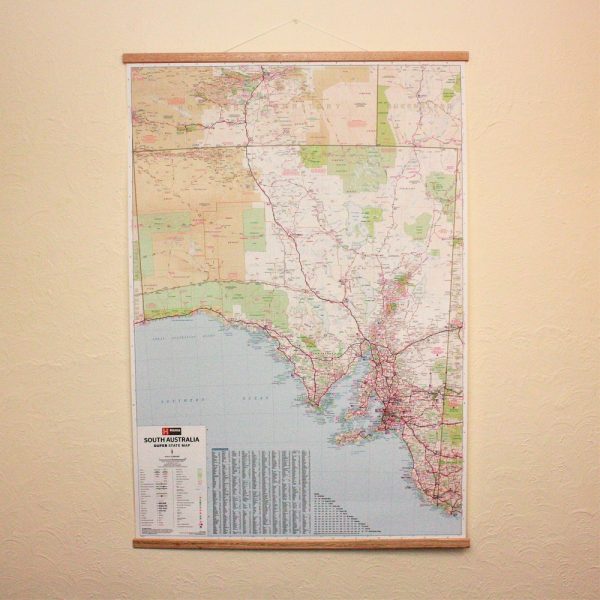 South Australia Wall Map