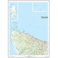 North West Tasmania Topographic Map