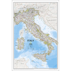 Italy Classic Wall Map