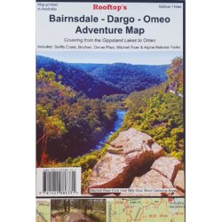 Bairnsdale, Dargo, Omeo Adventure Map 3e - 9781921886287