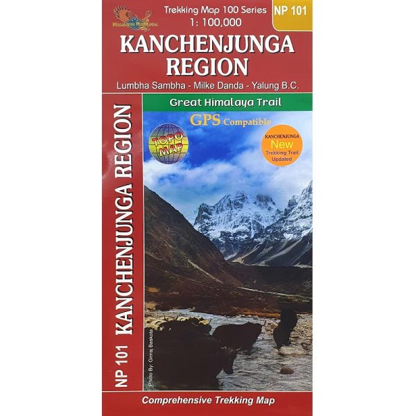 NP101 Kanchenjunga Region Map, Nepal - 9789937649742