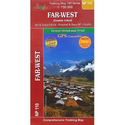 NP110 Far West Nepal Trekking Map - 9789937649834