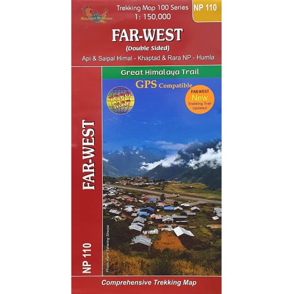 NP110 Far West Nepal Trekking Map - 9789937649834