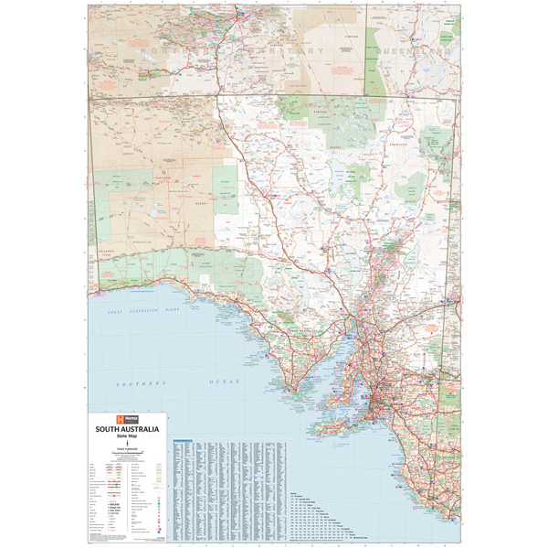 South Australia State Map - Hema