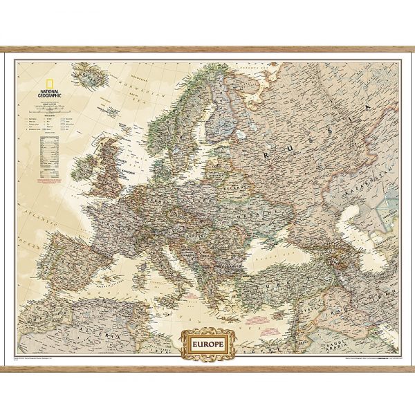 Europe Executive Wall Map