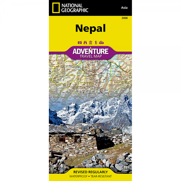 Nepal Adventure Travel Map