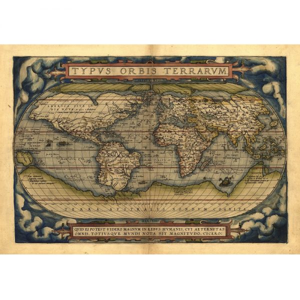 Theatrum Orbis Terrarum Map 1570