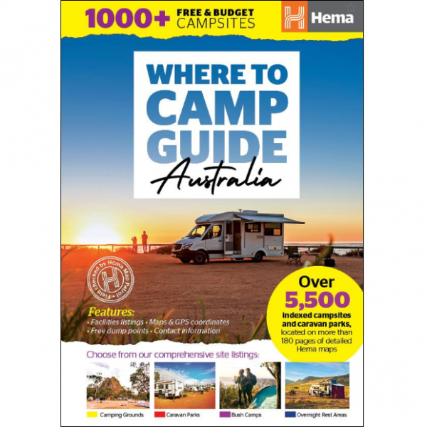 Where to Camp Guide Australia 9781925625936 - Hema