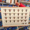 Native Bees of Tasmania Print on hangers