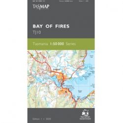 Bay of Fires 1-50k Topo Map TJ10