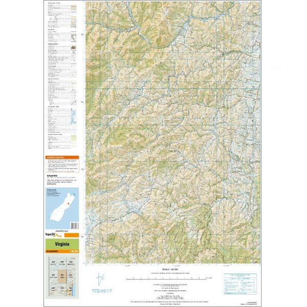 New Zealand Topographic Map