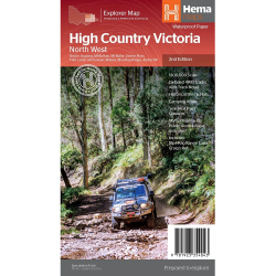 Victoria High Country North West Map - 9781923354043