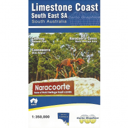 Limestone Coast Map 9780957906099