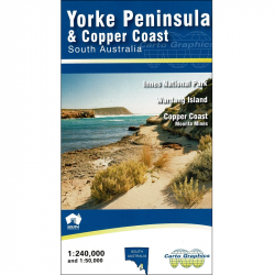 Yorke Peninsula & Copper Coast Map 9780957906068