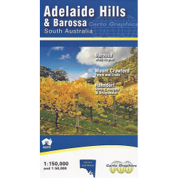 Adelaide Hills Barossa Map 9780678019399